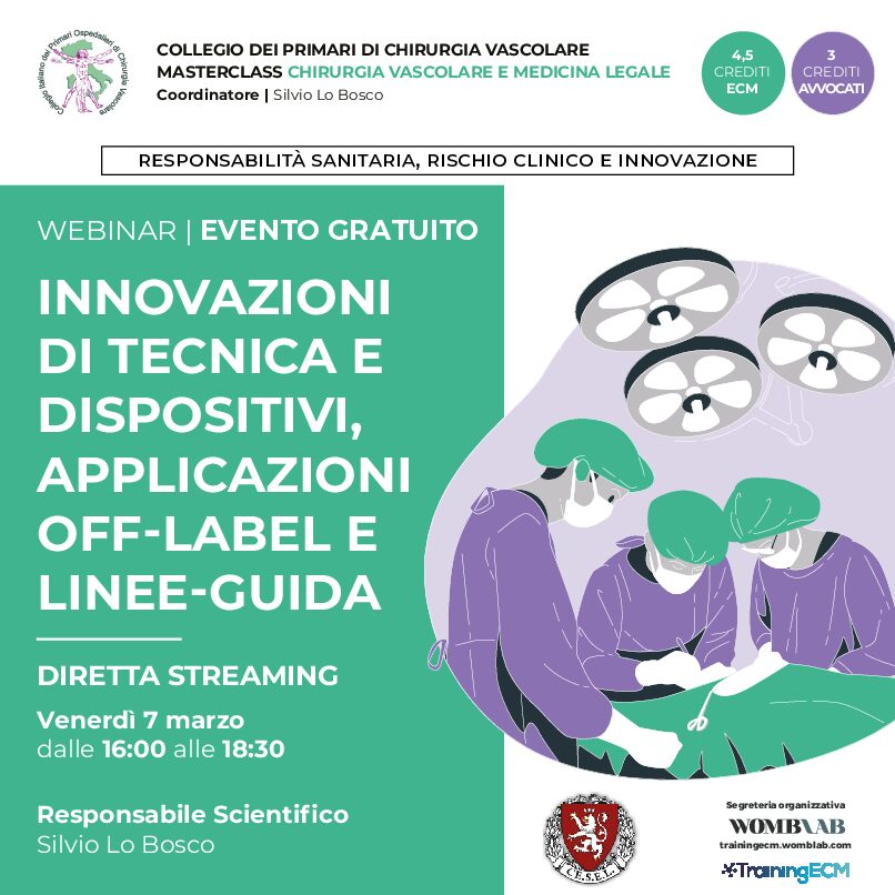 07 Marzo 2025 – “Innovazioni di tecnica e dispositivi, applicazioni off-label e linee guida”